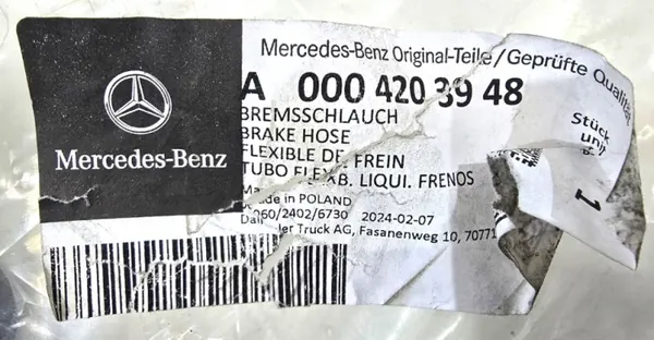 Mercedes Bremsleitung OEM A0004203948 - Gebraucht image 4