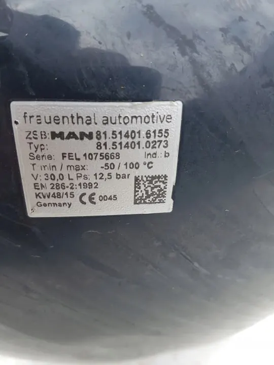MAN OEM 30L ilmasäiliö TGX TGS TGL TGM image 5