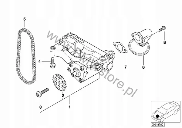 Pompe à huile BMW OEM 2247212 pour moteur 3.0 D M57 image 10