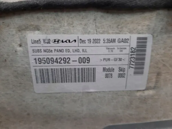 PODSUFITKA KIA SPORTAGE V OEM - Taktäcke image 7
