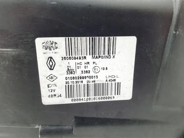 Vasen etuvalaisin Renault Clio IV OEM 260609493R image 7