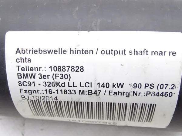 OEM 6868654 Hinterer Stoßdämpfer für BMW 3 F30 image 5