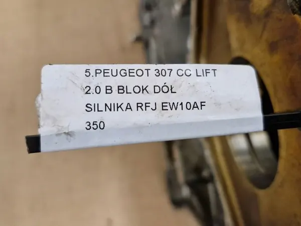 Motorblock PEUGEOT 307 CC LIFT 2.0 B RFJ EW10AF image 8