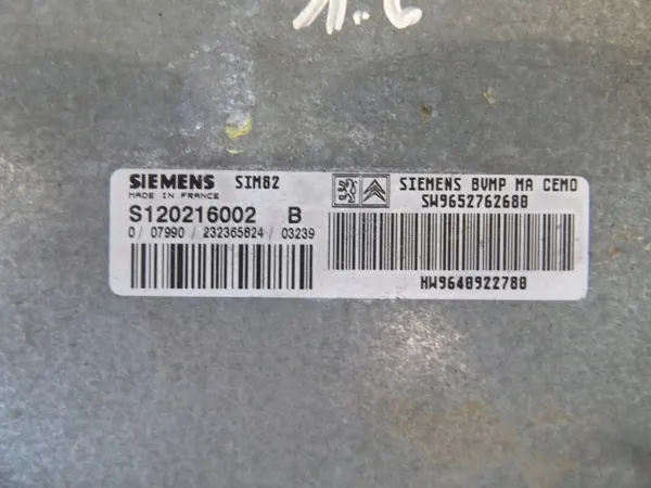 Computador de caja 9640922780 para Citroen C3 Pluriel 1.6 16V image 3