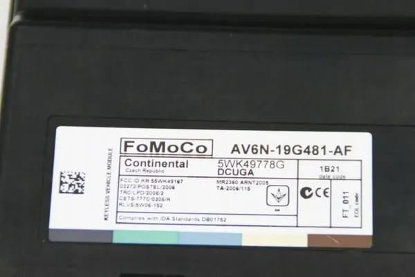Módulo Conforto Ford AV6N19G481AF para Focus III image 4