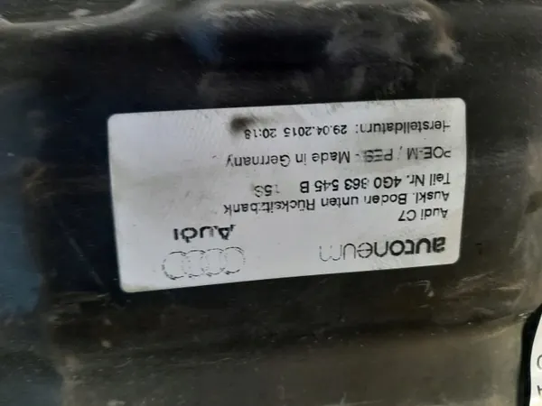 Audi A6 C7 baksätes ljudisolering OEM 4G0863545B image 3