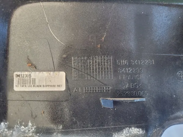 OEM 3412281 Buitenspiegelkap links voor Silbergrau BMW X3 image 5