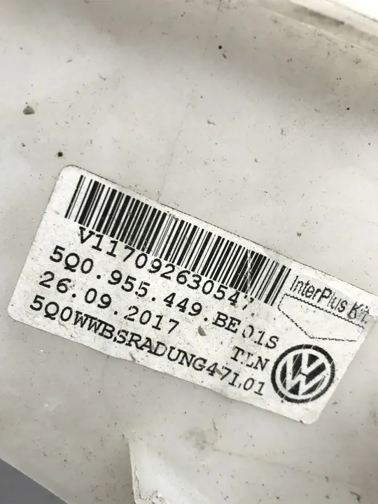 Audi OE 5Q0955453R Pyyhkijännestepullon image 5