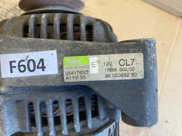 ALTERNATOR VALEO 12V 9605063280 image 6