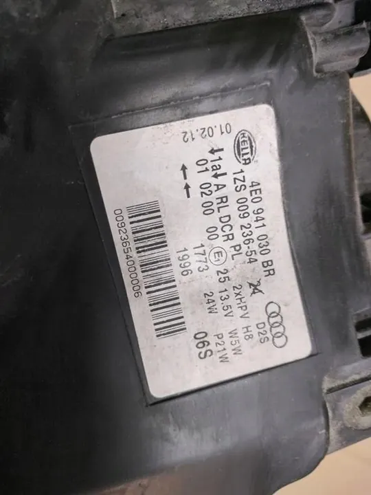 AUDI A8 D3 LIFT BIXENON Rechter Xenon-Scheinwerfer image 2