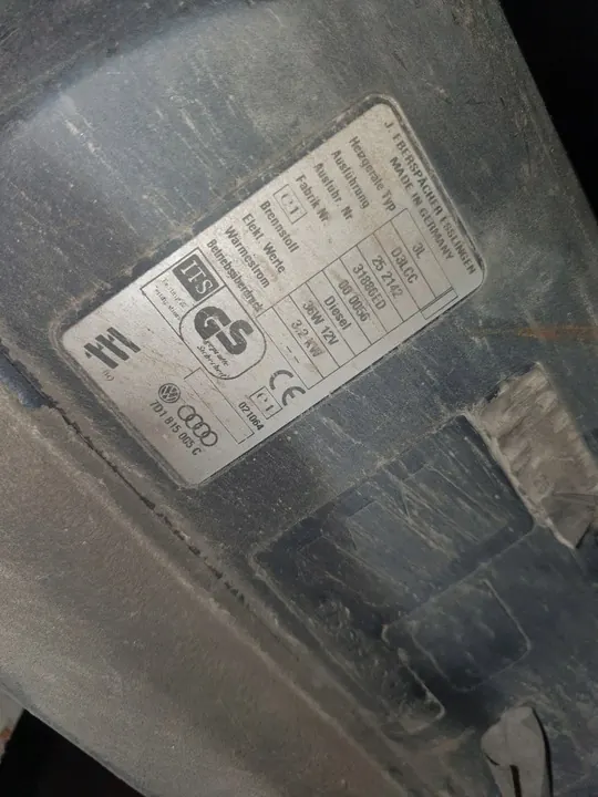 VW T4 WEBASTO 3.2KW DIESEL image 5