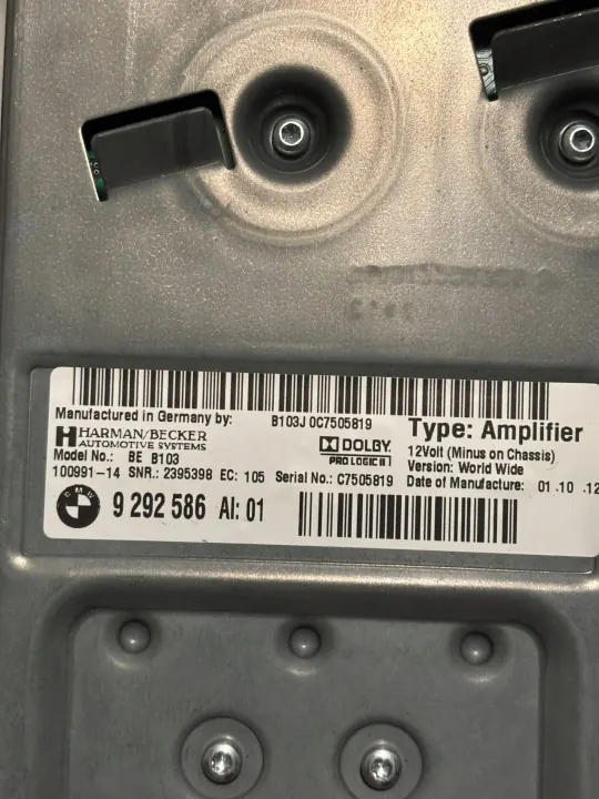 Harman Kardon Verstärker OEM 9292586 für BMW F Series image 3