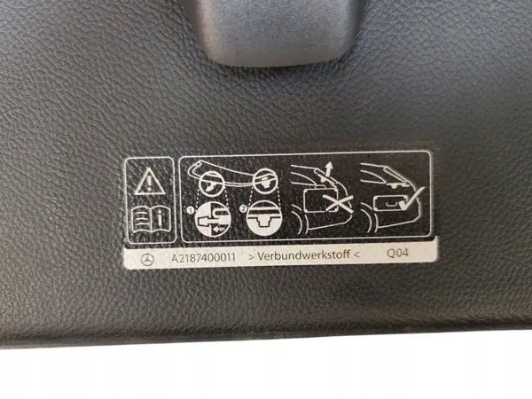 Estante enrollable maletero OEM A2187400011 Mercedes CLS image 3