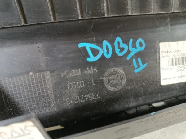 Compartiment console Fiat Doblo II OEM 735471273 image 9