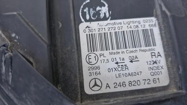 MERCEDES B W246 Rechter Voorlicht Bi-Xenon A2468207261 image 5