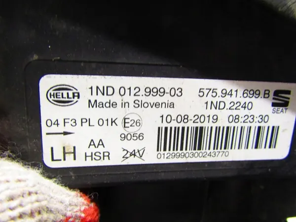 FARO HALÓGENO ESQUERDO LED ORIGINAL 575941699B SEAT LEON III image 3