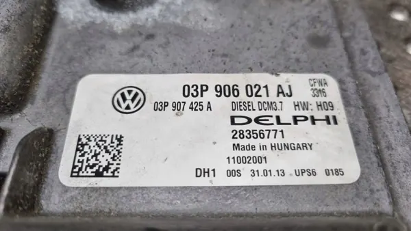 Unidade Controlo Motor 03P906021AJ para VW Polo V 1.2TDI image 5