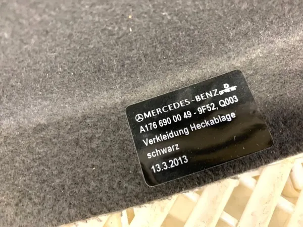 Achter Plank OEM A1766900049 Mercedes W176 2012-2018 image 3