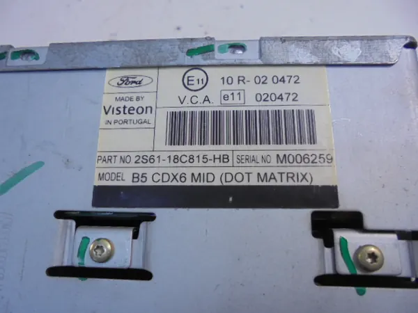Rádio Ford Fusion OEM 2S61-18C815-HB - Usado image 3