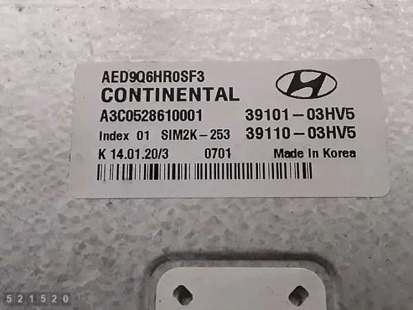 Hyundai Ioniq ECU OEM 3910103HV5 - Gebraucht image 4