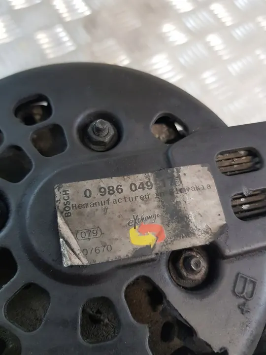 Generaattori Mazda 3 I BK 1.6D Bosch 0 986 049 171 image 6