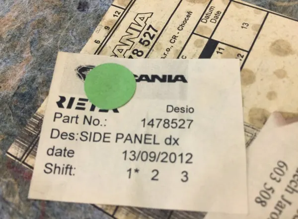 Scania 1789803 Höger hyttytterpanel - Begagnad image 6