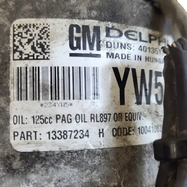 Ilmastointikompressori Opel Astra J 1.7 CDTI OEM image 6