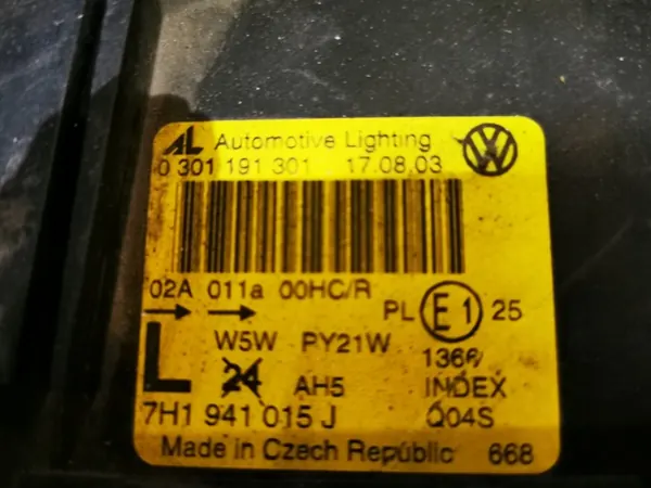 Farol dianteiro esquerdo VW T5 image 4