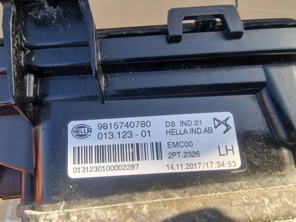 Linker koplamp OEM 9815740780 voor Citroen DS7 Crossback image 3
