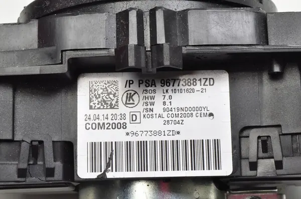 CITROEN DS3 LIFT Combinatieschakelaar 96773881ZD image 8