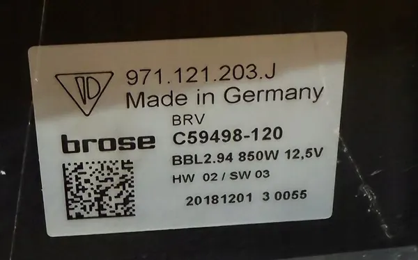 Kit supporto radiatore Porsche Panamera 971 OEM image 8