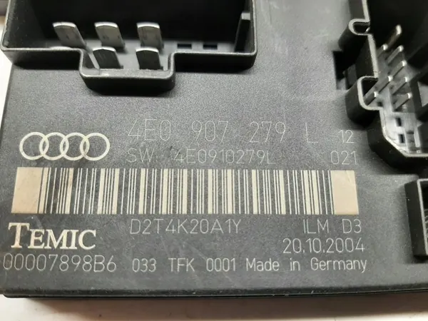 Module contrôle lumières Audi OE 4E0907279L image 6