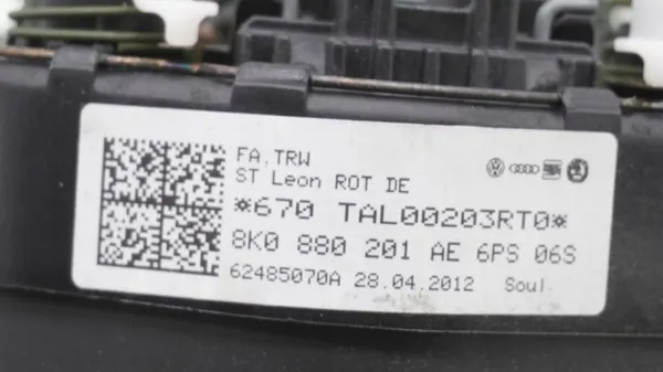 Airbag conductor OEM 8K0880201AE para Audi A5 A4 image 4