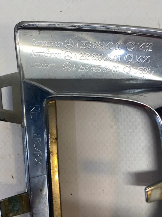 Front Bumper Chrome Trim Mercedes GLC W253 AMG OEM A2538856900 image 7