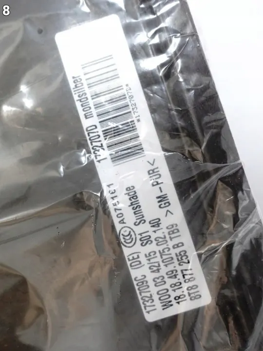 OEM 62563200 Cubierta Motor Techo Solar Audi A5 S5 image 9