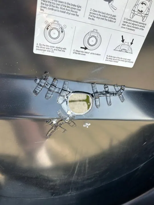 Couvre-roue de secours Jeep Wrangler JL OEM POKROWIEC image 5