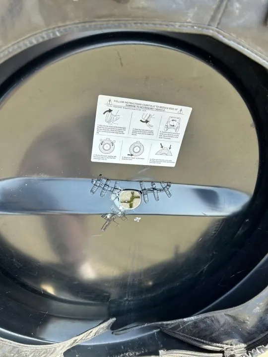Couvre-roue de secours Jeep Wrangler JL OEM POKROWIEC image 6