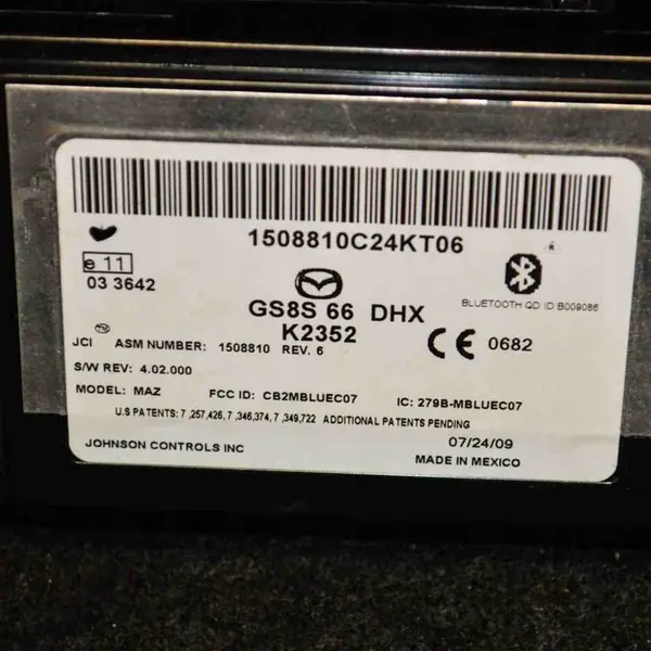 Bluetooth-modul MAZDA 6 Hatchback 2.2L 2009 GS8S66DHX image 4