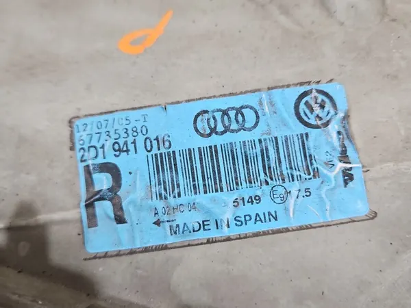 Oikea Ajovalo VW LT II 2005 Valeo image 4