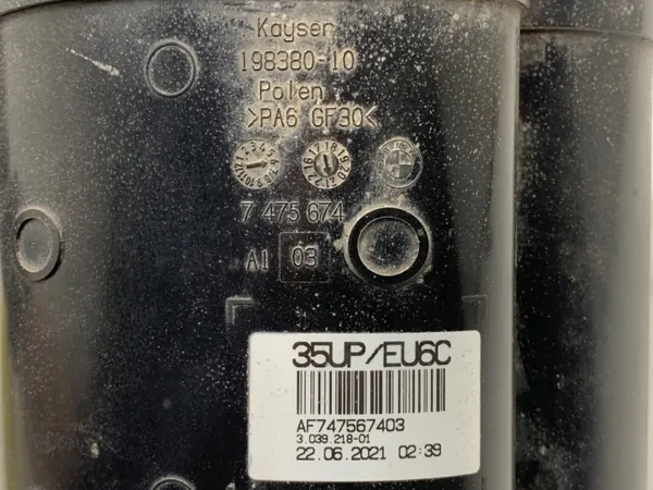Filtre à charbon OEM 7475674 pour BMW G21 2.0 258CV image 5