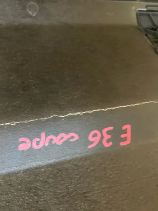Hintere Ablage E36 COUPE für Drittes Bremslicht - BMW image 8
