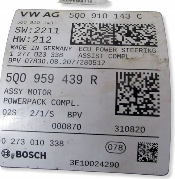 Gebrauchtes Volkswagen OE 5Q0910143C Lenkgetriebe image 3