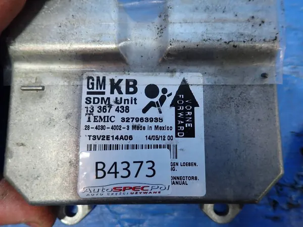 Controlador de Airbag Opel OE 13367438 image 3