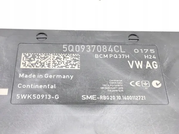 BCM-moduuli OEM 5Q0937084CL VW Golf VII Hatchbackille image 3