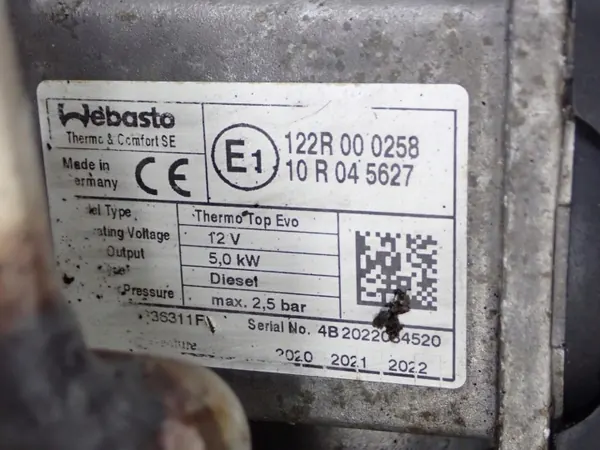 Webasto apulämmitys OEM 7LA815071C VW Transporterille image 6