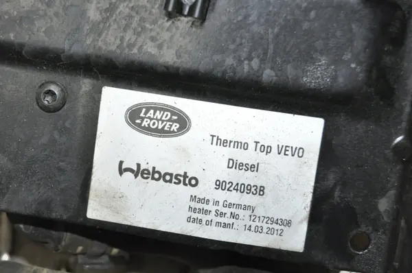 Webasto parkeringsvärmare Land Rover Discovery 4 9024093B image 5