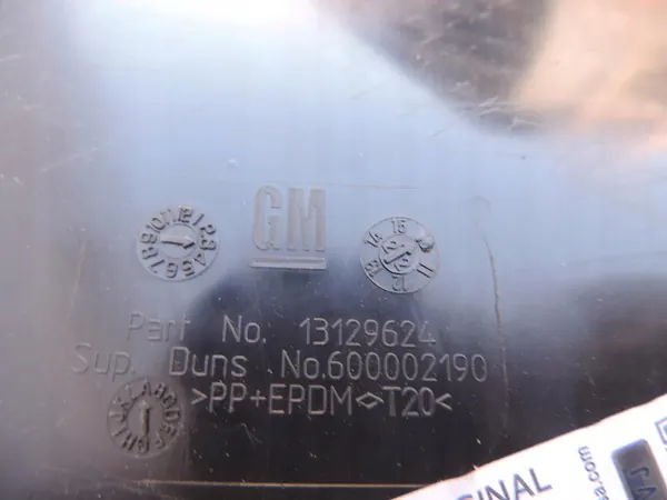 OPEL Zafira B Front Left Wheel Arch 13129624 image 2