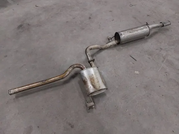 Audi OE Uitlaat Demper Set OEM TŁUMIK WYDECH KOŃCOWY + ŚRODKOWY KOMPLET AUDI A4 B5 1.8 20V image 3