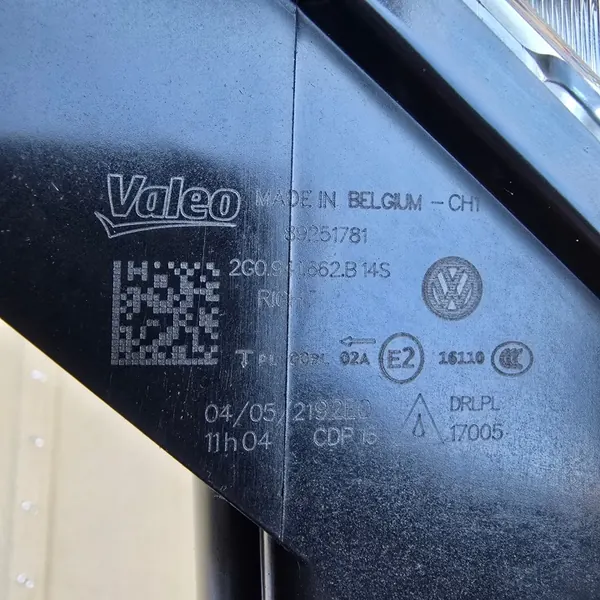 VW Polo 2G0 DRL LED Halogéneo Direito OEM 2G0941662B image 5