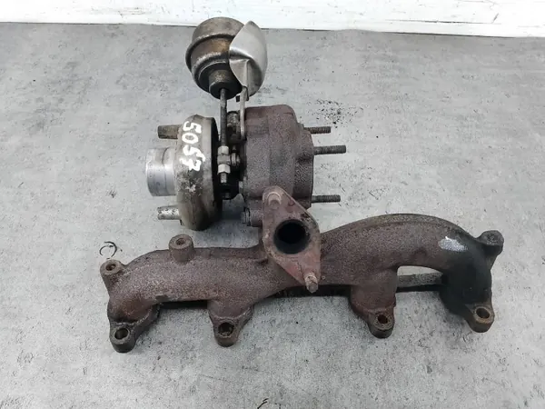 Turbo KKK com Coletor para VW Golf IV 1.9 TDI image 3